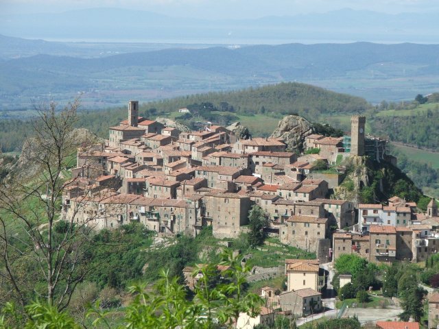 Ferienwohnung mit Panoramablick in der Maremma